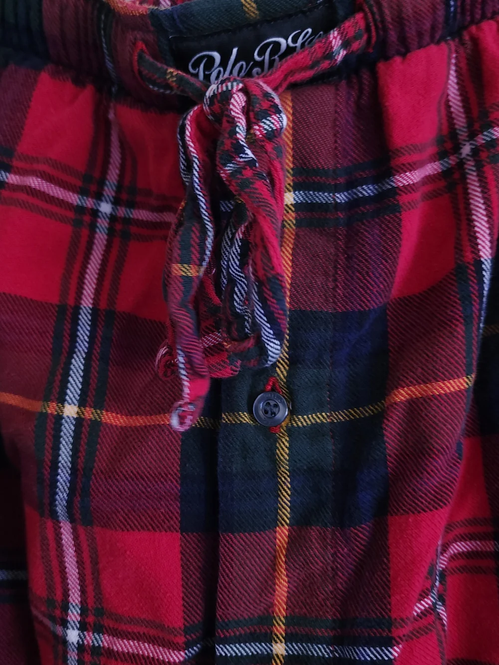 Polo Ralph Lauren Red Plaid Flannel Pajama Pants Sleepwear Plus Size 1X